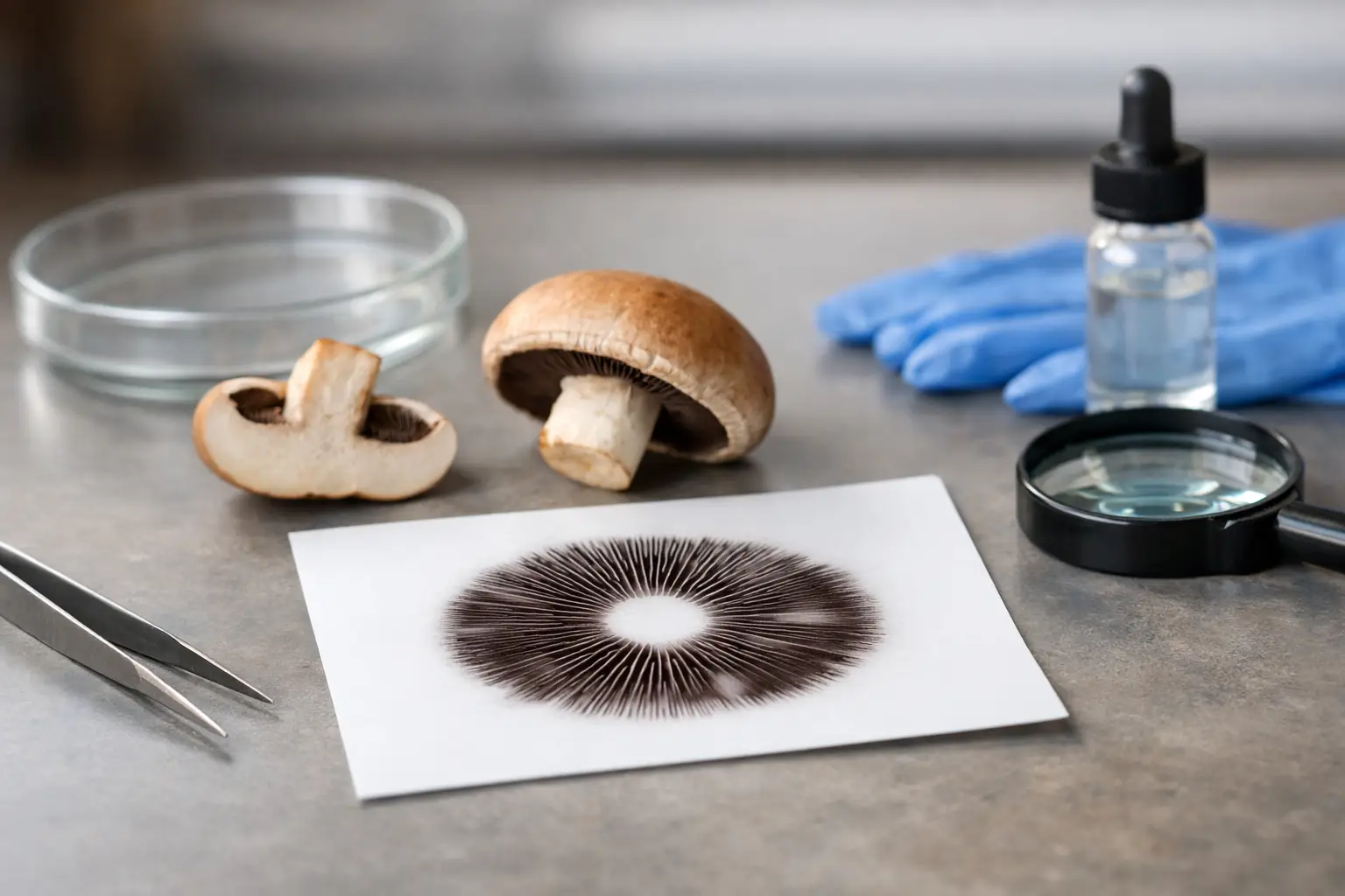 Best Way to Take Spore Prints Cleanly
