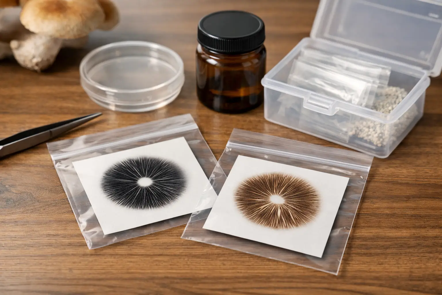 How to Store Spore Prints the Right Way