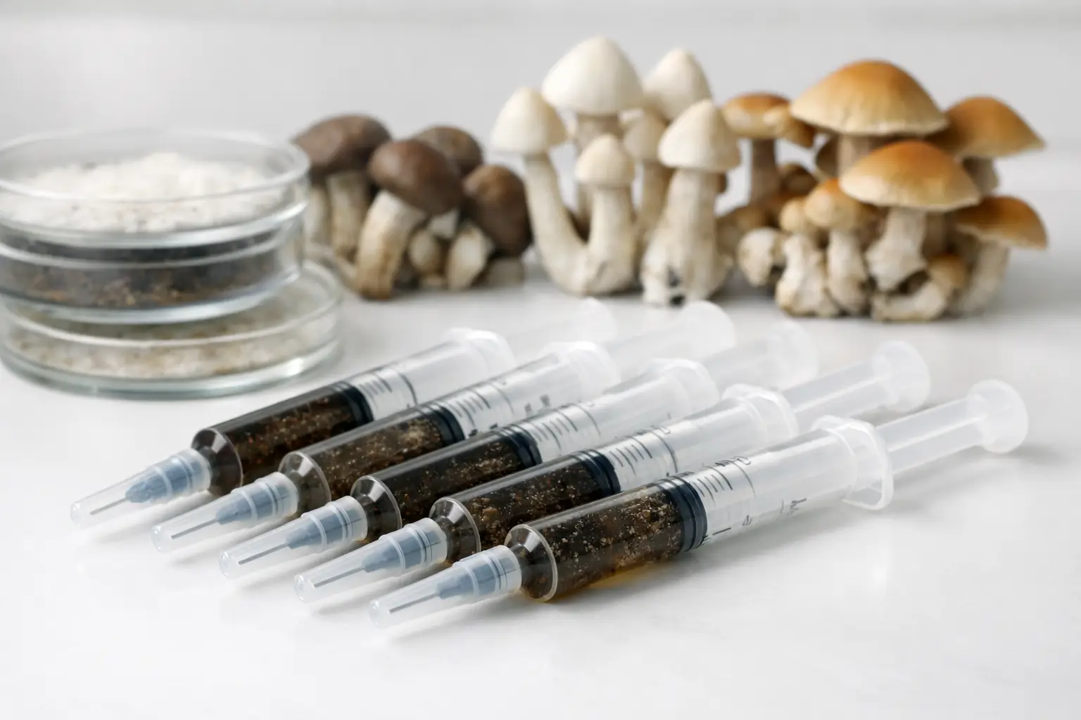 Spore Syringe Bundles for More Strain Variety