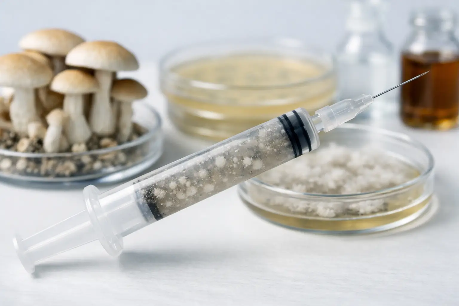 Why Is a Spore Syringe Cloudy? What It Means
