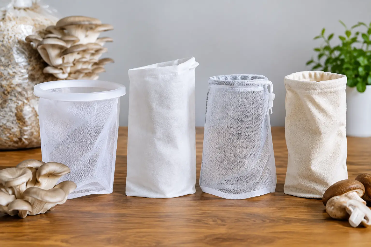 Filter Bag Comparison for Mushroom Growers