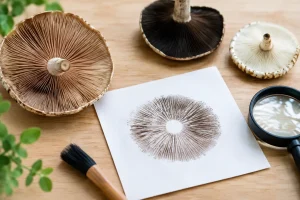 How to Read a Spore Print by Color and Texture