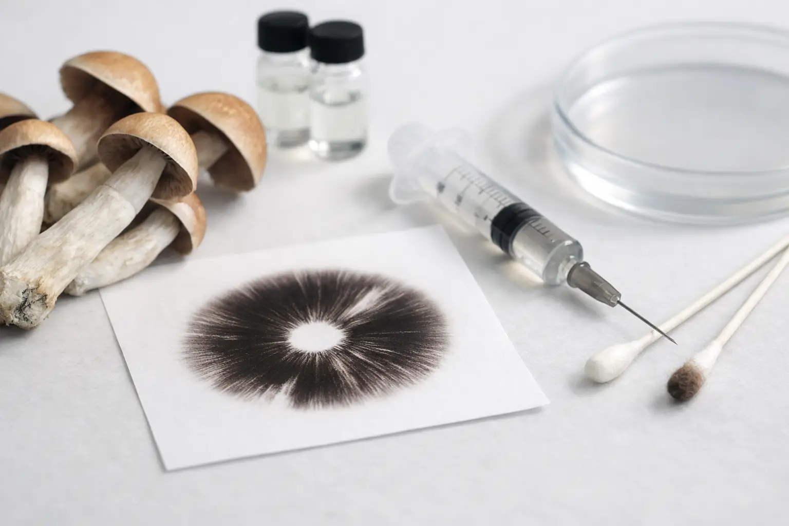 Mushroom Spores: Prints, Syringes, and Swabs